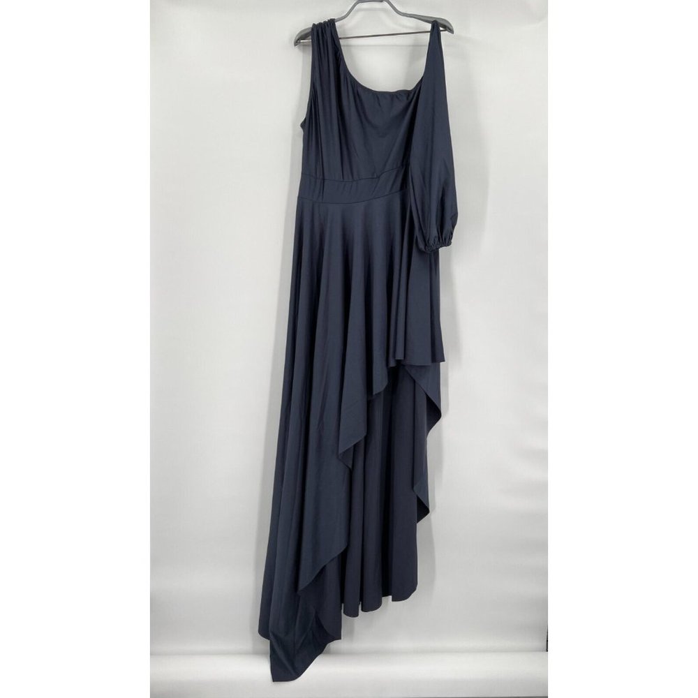 Eleven5 One Shoulder "Bring Out the Champagne" Party Dress Formal 2X Silver Fox